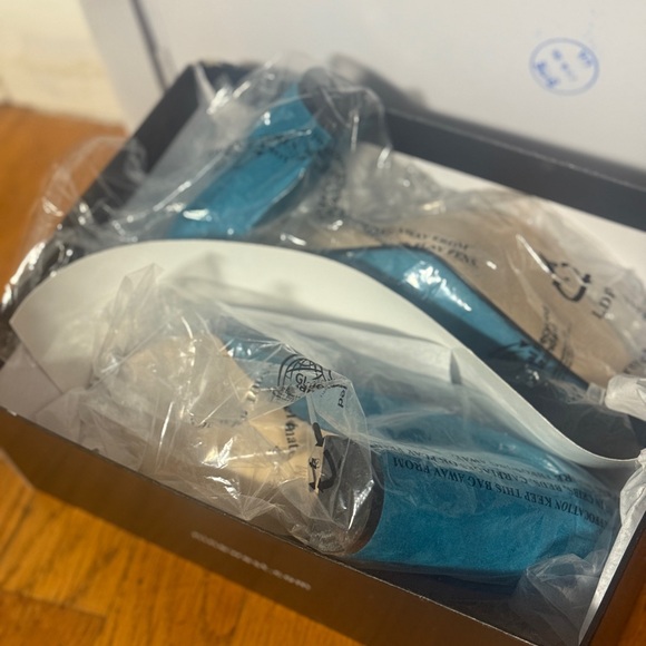 Nine West Shoes - Nine West Blue Heels